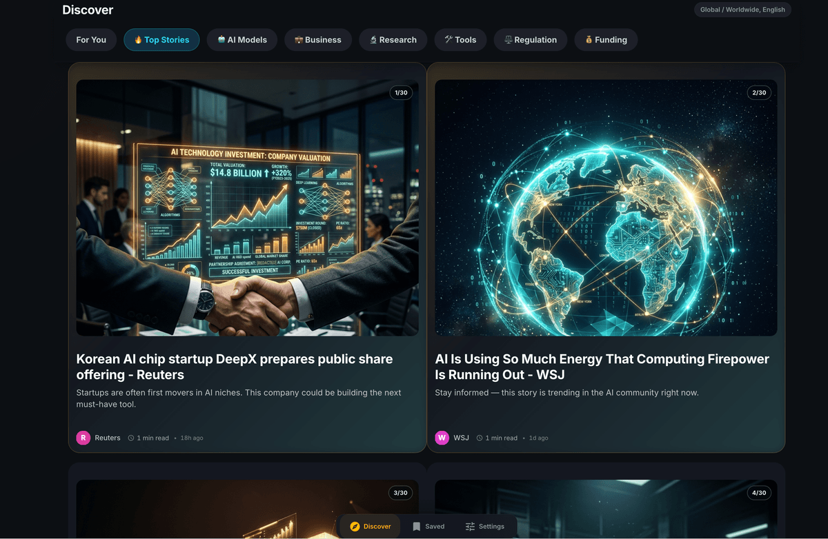 DailyAI – AI News Intelligence Platform